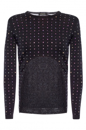 Brokatowy top wysadzany cekinami, zdjęcie 1 Brokatowy top wysadzany cekinami od Balmain